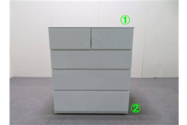 ﾛｰﾁｪｽﾄ ｸｴｽ 80-4LC WH | ニトリネット【公式】 家具・インテリア通販