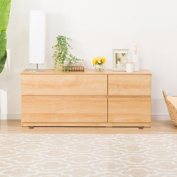 ローチェスト(クエス 120-2LC LBR) 5枚目画像