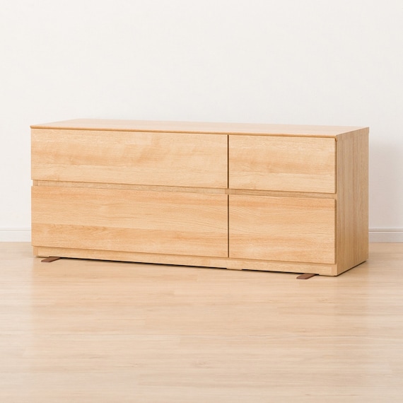 ローチェスト(クエス 120-2LC LBR) 6枚目画像