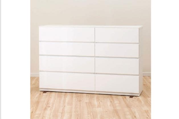 ﾛｰﾁｪｽﾄ ｸｴｽ 140-4LC WH | ニトリネット【公式】 家具・インテリア通販