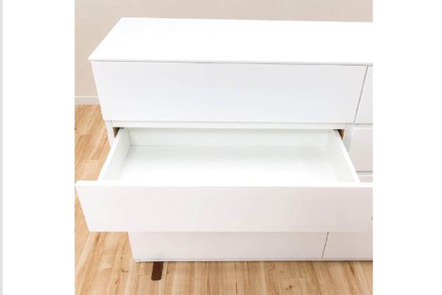 最終価格！★売り切り★期間限定！ニトリ ローチェスト (クエス 140) ローチェスト クエス 140－4LC WH <N>(ローチェスト 幅139 ホワイト