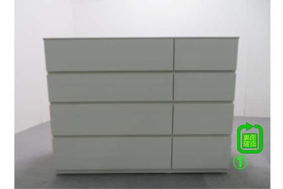 ローチェスト クエス 120-4LC WW 9枚目画像