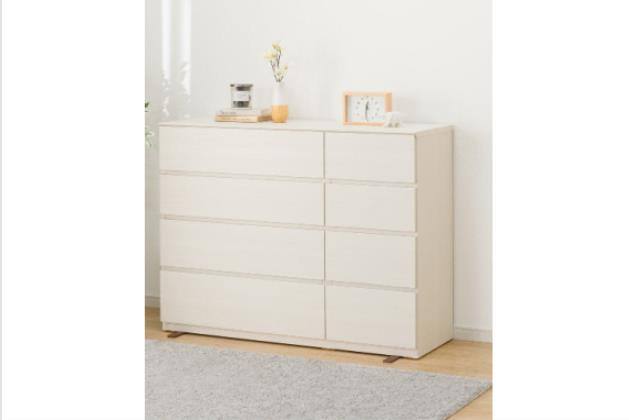 美品✨️ニトリ クエス 120-4LCWW ローチェスト 4段 ホワイトウォッシュ ﾛｰﾁｪｽﾄ ｸｴｽ 120-4LC WW | ニトリネット【公式】 家具・インテリア通販