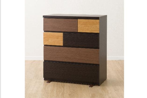 【対面取引/定価約2.5万】ローチェスト(カレナ 80LC DBR) 定価約2.5万】ローチェスト(カレナ 80LC DBR)