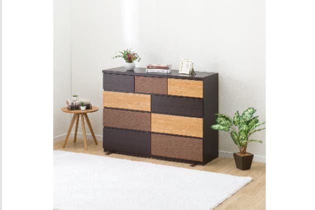 ローチェスト (KAREN3 80LC) ニトリ 横浜から50kmほど ニトリ(NITORI) ローチェスト（カレナ 80LC DBR） - ミルム 家具