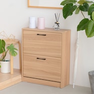 ナチュラルナデザインノ薄型シューズBOX