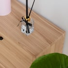 ナチュラルなデザインの3段薄型シューズBOX(NA) 8枚目画像