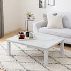 大理石調のリビングこたつ(LM23 105WH) 1枚目画像