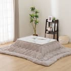 大理石調のリビングこたつ(LM23 105WH) 2枚目画像