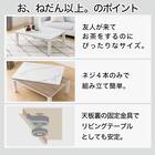 大理石調のリビングこたつ(LＭ23 105WH) 3枚目画像