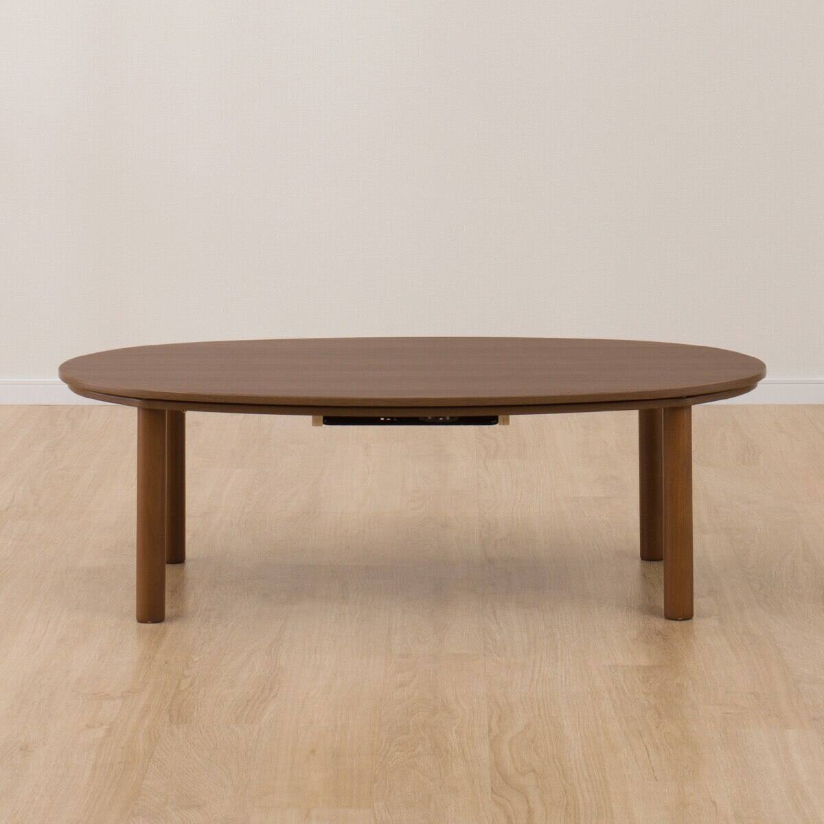 楕円形リビングこたつ(GC23 120 MBR)通販 | ニトリネット【公式】 家具  