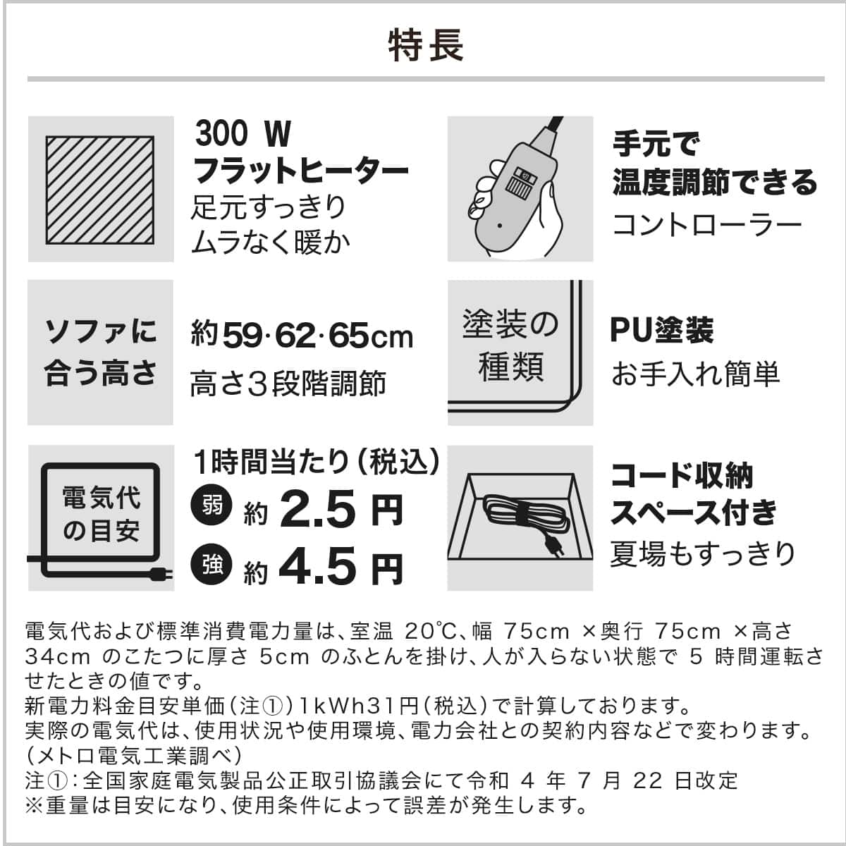 ソファに合うこたつ(HS23 120 MBR) | ニトリネット【公式】 家具