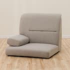 1人掛けローソファ 布張りタイプ (Nゲート 右肘 BE) 1枚目画像