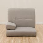 1人掛けローソファ 布張りタイプ (Nゲート 右肘 BE) 2枚目画像