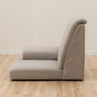 1人掛けローソファ 布張りタイプ (Nゲート 右肘 BE) 3枚目画像