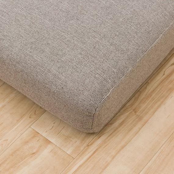 1人掛けローソファ 布張りタイプ (Nゲート 右肘 BE) 6枚目画像