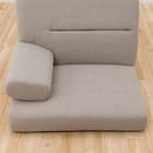 1人掛けローソファ 布張りタイプ (Nゲート 右肘 BE) 11枚目画像