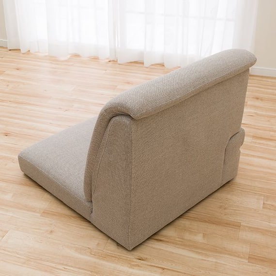 1人掛けローソファ 布張りタイプ (Nゲート 右肘 BE) 15枚目画像