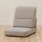 1人掛けローソファ 布張りタイプ (Nゲート 肘なし BE) 1枚目画像