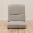 1人掛けローソファ 布張りタイプ (Nゲート 肘なし BE) 2枚目画像