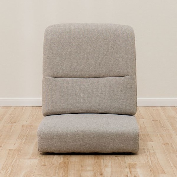 1人掛けローソファ 布張りタイプ (Nゲート 肘なし BE) 2枚目画像