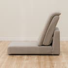 1人掛けローソファ 布張りタイプ (Nゲート 肘なし BE) 3枚目画像