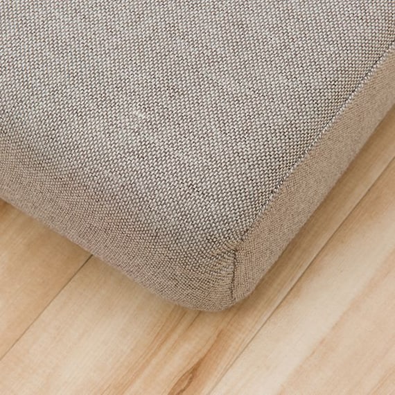 1人掛けローソファ 布張りタイプ (Nゲート 肘なし BE) 6枚目画像