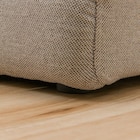 1人掛けローソファ 布張りタイプ (Nゲート 肘なし BE) 7枚目画像