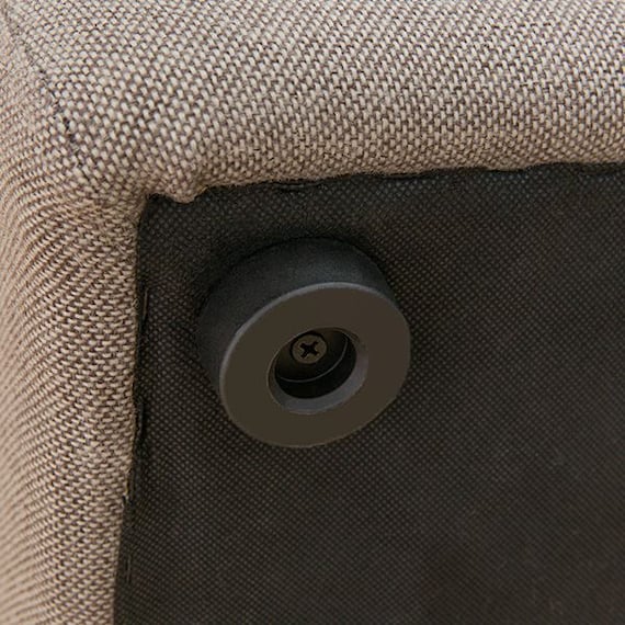 1人掛けローソファ 布張りタイプ (Nゲート 肘なし BE) 8枚目画像