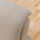 1人掛けローソファ 布張りタイプ (Nゲート 肘なし BE) 12枚目画像