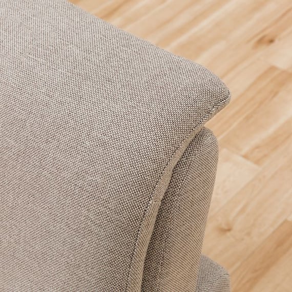 1人掛けローソファ 布張りタイプ (Nゲート 肘なし BE) 12枚目画像