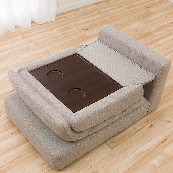 1人掛けローソファ 布張りタイプ (Nゲート 肘なし BE) 15枚目画像