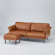 3人掛けソファ ANV001+スツール ANV001SS 本革タイプ (Living in Comfort)