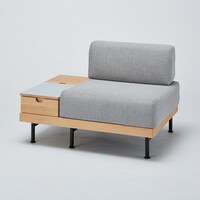 1人用ソファ収納付き(新しい暮らし方のためのツール by BEAMS DESIGN)