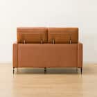 2人掛けソファ 本革(一部合成皮革)タイプ (サザーラC2 BR) 13枚目画像