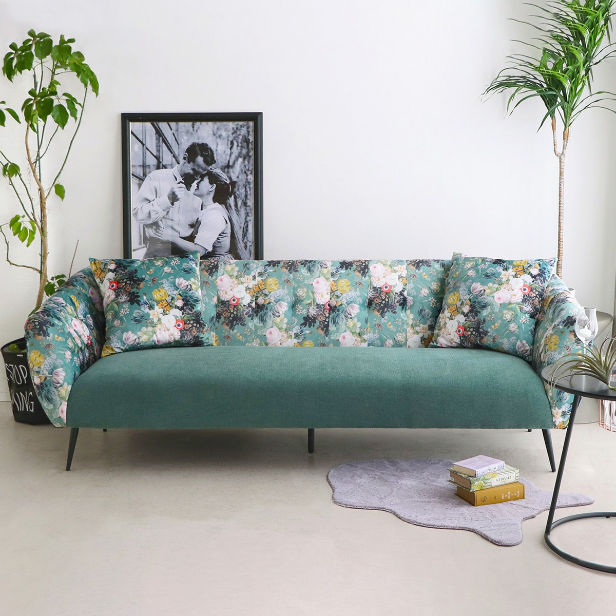 モダンなファブリック3人掛けソファ　ニトリ　カフェオレさま専用 モダンなファブリック3人掛けソファ ニトリ カフェオレさま専用