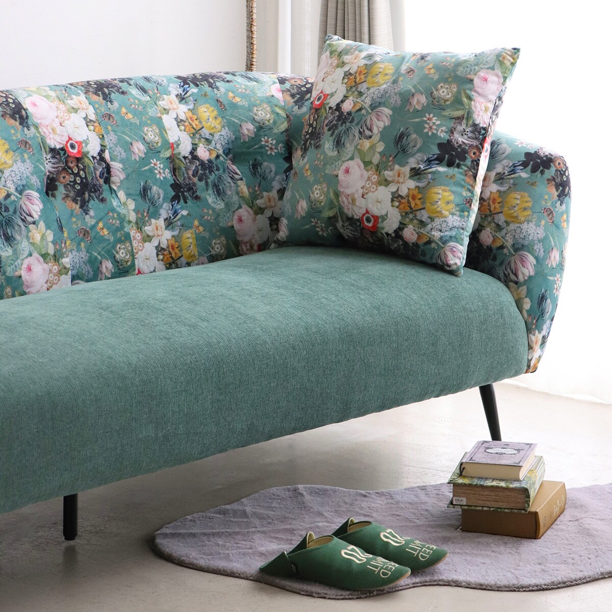 699 ニトリ 3人掛けソファ 花柄 布張り 北欧 兵庫県内送料無料 かわいい 699 ニトリ 3人掛けソファ 花柄 布張り 北欧 兵庫県内送料無料 かわいい