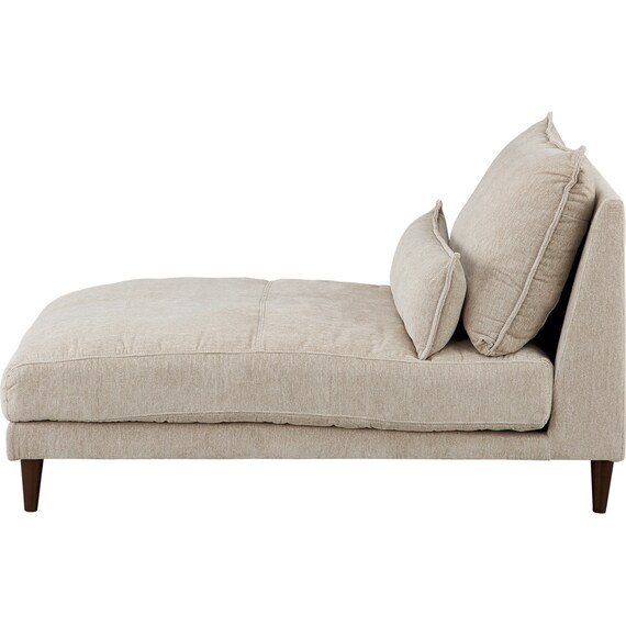 シェーズロングソファ 布張りタイプ (RJ001 BE) 7枚目画像