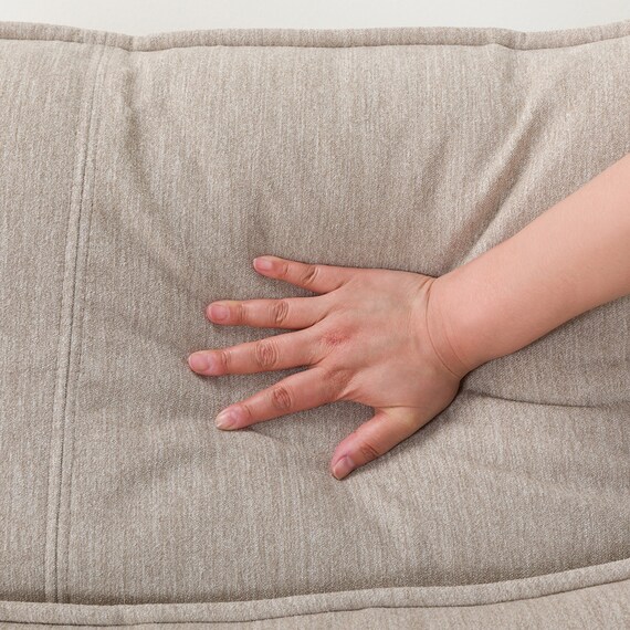 シェーズロングソファ 布張りタイプ (RJ001 BE) 8枚目画像