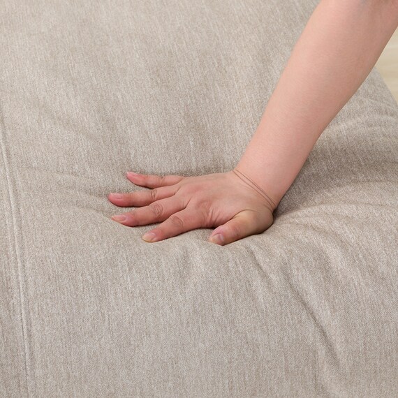 シェーズロングソファ 布張りタイプ (RJ001 BE) 9枚目画像