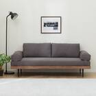 2.5人掛けワイドソファ 布張りタイプ (FK03 MBR) 3枚目画像