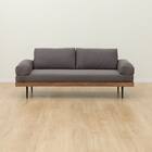 2.5人掛けワイドソファ 布張りタイプ (FK03 MBR) 5枚目画像