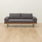 2.5人掛けワイドソファ 布張りタイプ (FK03 MBR) 5枚目画像