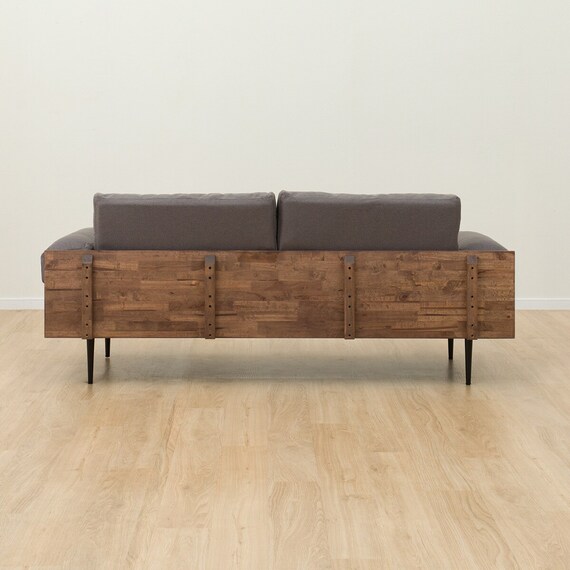 2.5人掛けワイドソファ 布張りタイプ (FK03 MBR) 7枚目画像