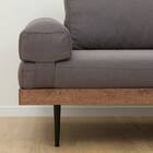 2.5人掛けワイドソファ 布張りタイプ (FK03 MBR) 8枚目画像