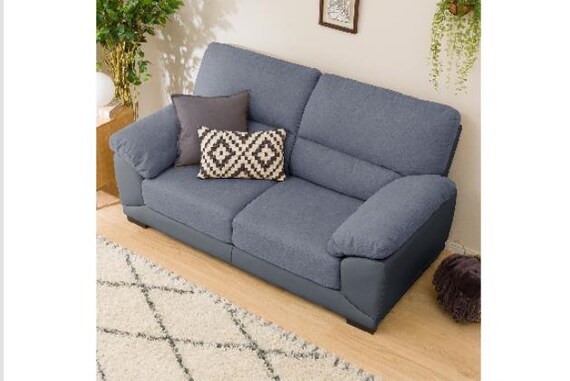 2Pソファ ウォール3KD GY 7枚目画像