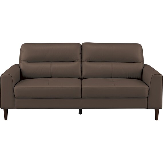 3人掛けソファ 本革(一部合成皮革)タイプ (SW01 DMO) 4枚目画像