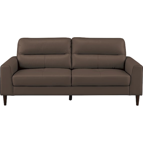 3人掛けソファ 本革(一部合成皮革)タイプ (SW01 DMO) 4枚目画像