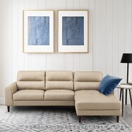 カウチソファ 本革(一部合成皮革)タイプ (SW01)