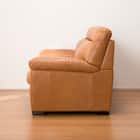 3人掛け本革(一部合成皮革)ソファ(N B-637KD BR) 7枚目画像